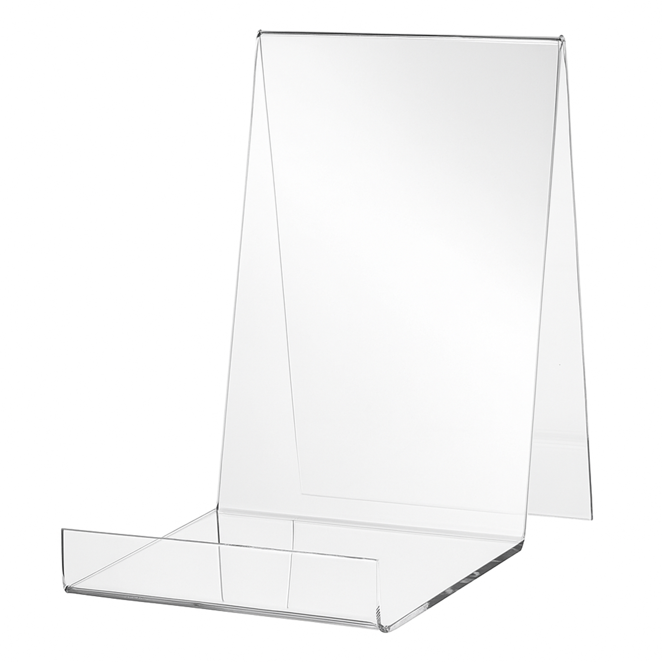 Universal Acryl Warenstütze / Warenträger - 80 x 135 mm