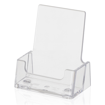 Acryl Visitenkartenhalter Hochformat