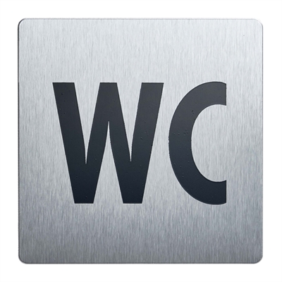WC Piktogramm - 90x90 mm