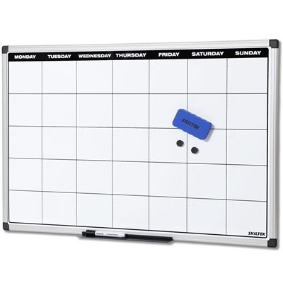 SKILTEX Whiteboard-Wochenplaner - 90x60 cm
