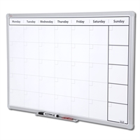 Wochenplaner Tafel Whiteboard - 90x60 cm