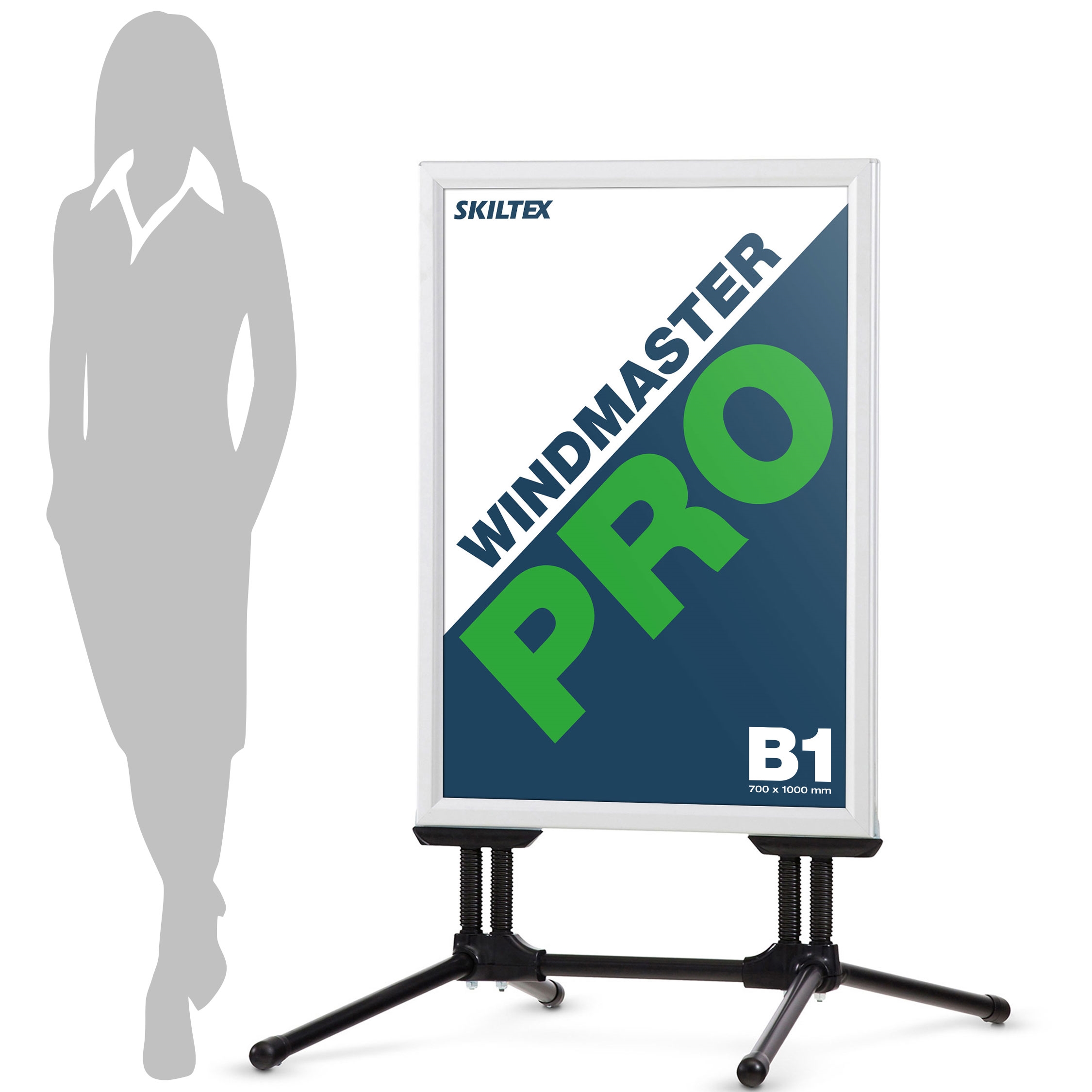 WindMaster Pro Werbeaufsteller - 70x100cm