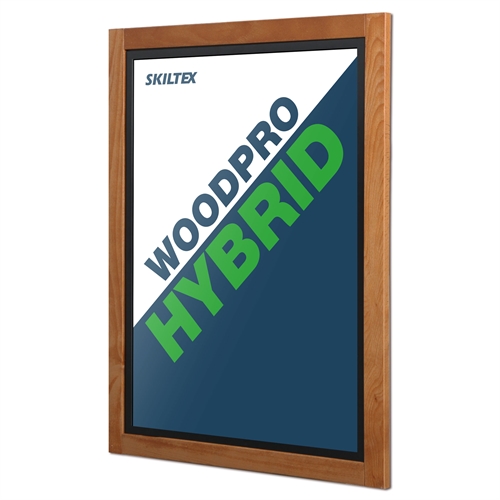 WoodPro Hybrid Posterrahmen / Kreidetafel für Wand - A1