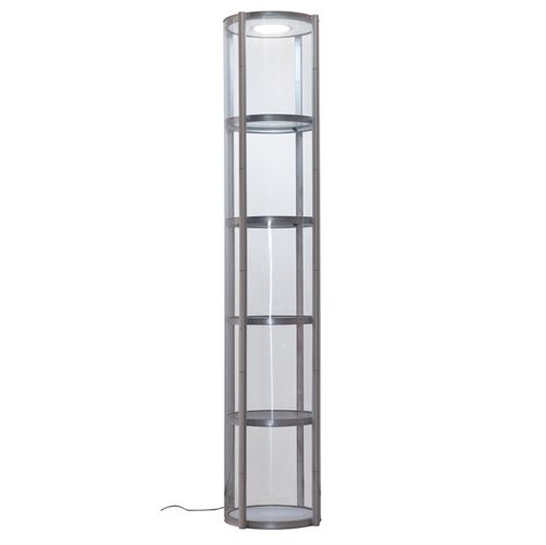 XL Faltbare LED Vitrine mit klaren Paneelen