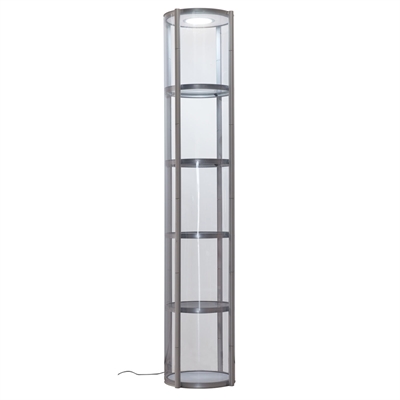 XL Faltbare LED Vitrine mit klaren Paneelen