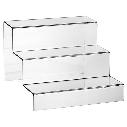 Acrylglas Dekotreppe 3-Stufig - 300 x 330 x 240 mm