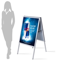 Alu-Sign INDOOR Plakataufsteller - DIN B1 - 70x100 cm