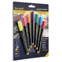 Kreidemarker 1-2 mm - verschiedene Farben - 7er-Pack