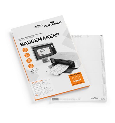 BADGEMAKER® Einstecketikette für Namensschilder – 17x67 mm