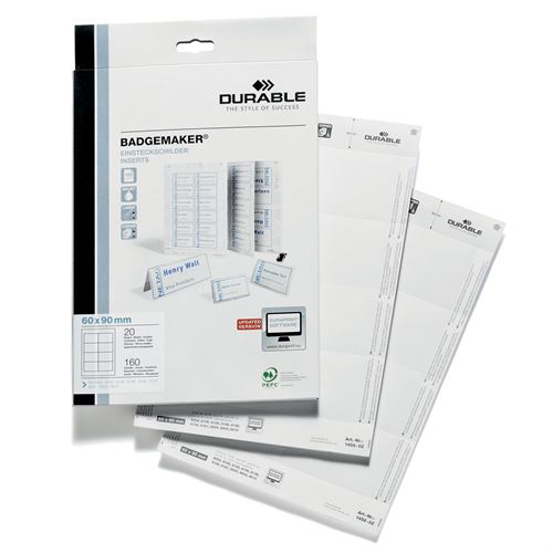 BADGEMAKER® Einstecketikette für Namensschilder – 60x90 mm