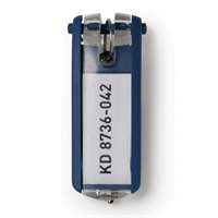 Blauer Schlüsselanhänger für Durable Schlüsselkasten - 6er-Pack