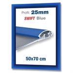 Blau Swift Klapprahmen mit 25 mm-Profil - DIN B2 - 50x70 cm