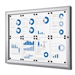 BoardPro Whiteboard Schaukasten - 8xA4