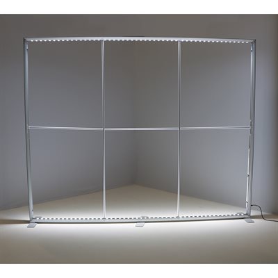 BrightBox Double LED XL Leuchtwand - 300x240 cm - Ohne Banner