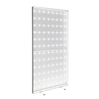 BrightBox Single LED Messewand - 85x200 cm - Ohne Banner