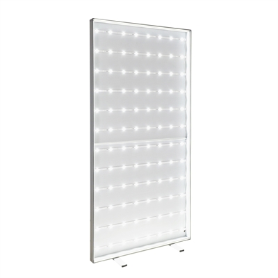 BrightBox Single LED Messewand - 85x250 cm - Ohne Banner