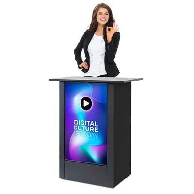 Futuro Digitale Messetheke - 32" Bildschirm - Inkl. Druck