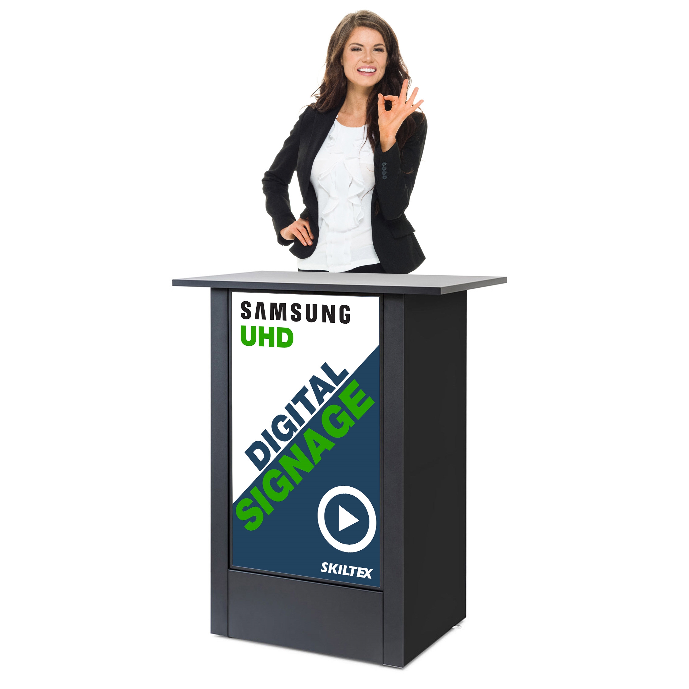 Futuro Digitale Messetheke - 32" Bildschirm