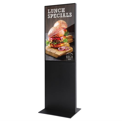 Smart-Line Totem Digitale Infostele mit 43" Display - Schwarz