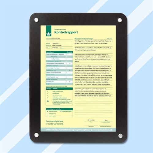 Doppelseitiger Plakatrahmen für Fenster