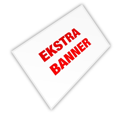 Extra Banner für Zipper Wall Curved - 300x230 cm - Inkl. Druck auf beiden Seiten