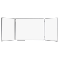 Whiteboard Klapptafel mit 2 Flügeln - 150x100 cm (300x100 cm)