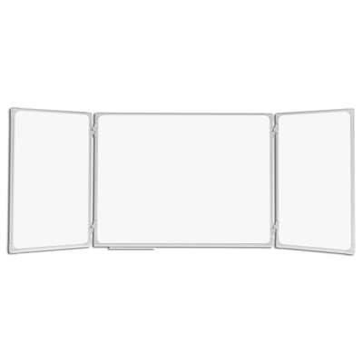 Whiteboard Klapptafel mit 2 Flügeln - 180x120 cm (360x120 cm)