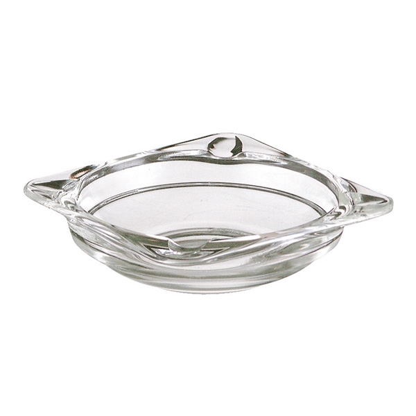 Square Glasaschenbecher, stapelbar, 12 cm