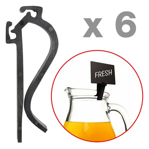 Cliphalter für Mini Kreidetafel Tags - Paket mit 6 Stück