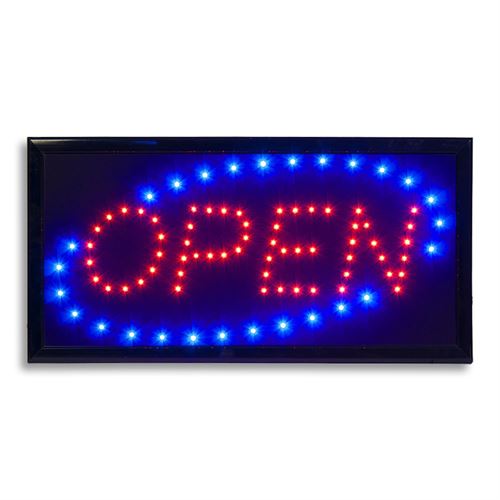 "OPEN" LED Leuchtschild 