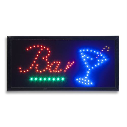 "BAR" LED Leuchtschild 