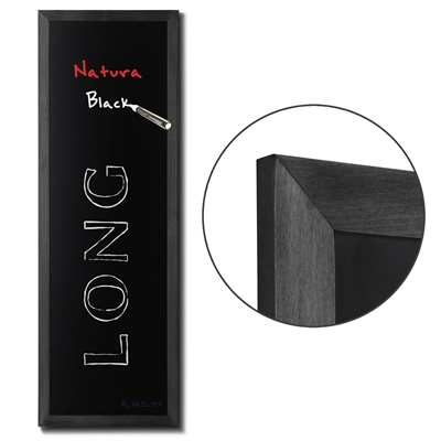 Natura Long Schwarz Kreidetafel