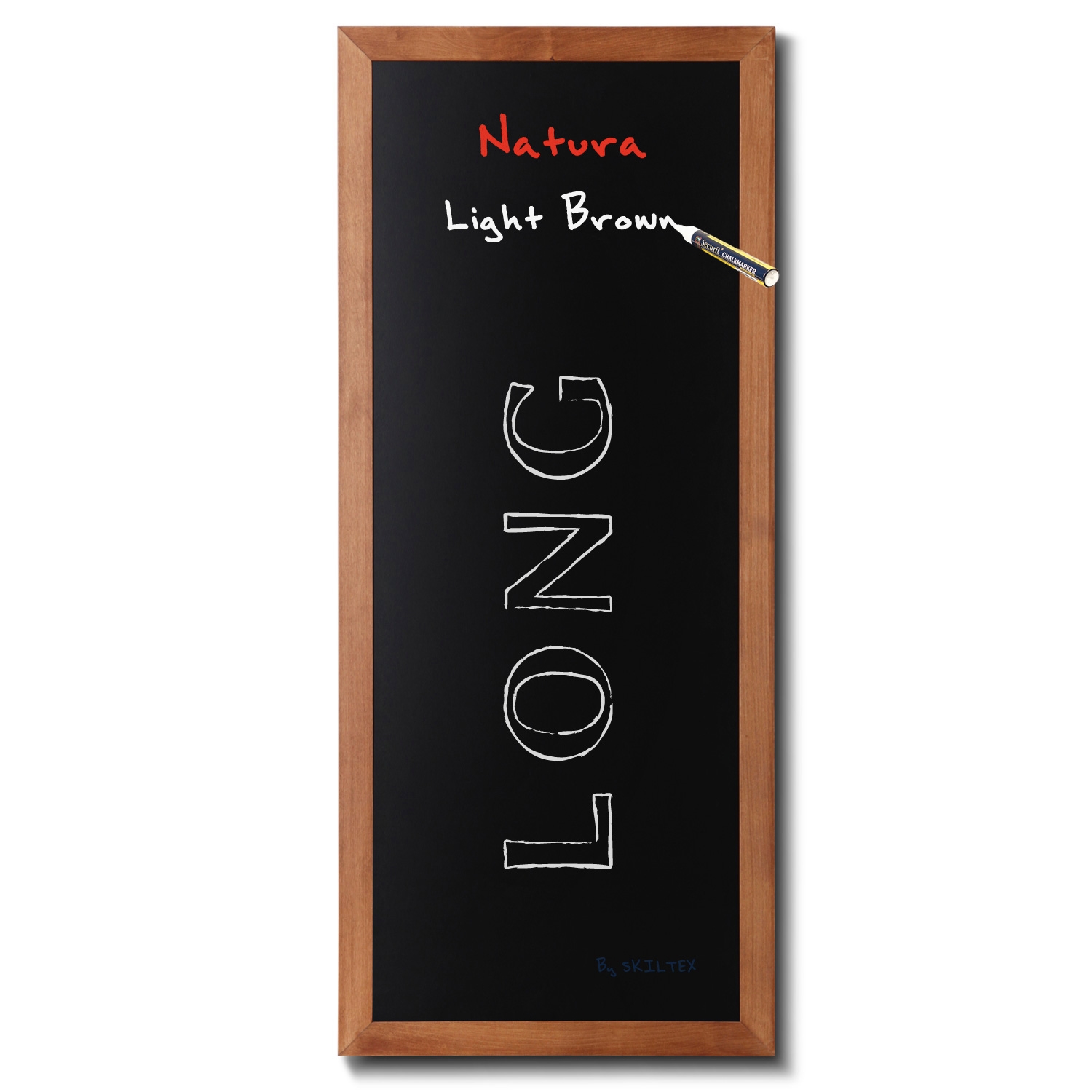 Natura Long Hellbraun Menütafel - 56x120 cm
