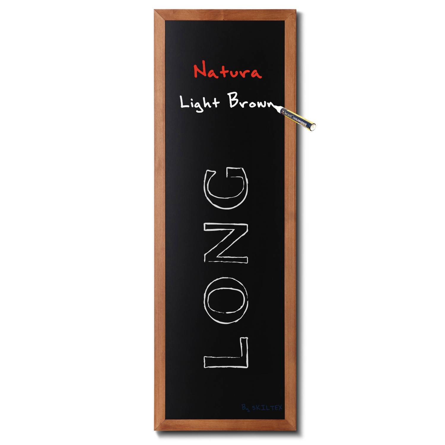 Natura Long Hellbraun Menütafel - 56x150 cm