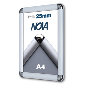 Nova Rondo Klapprahmen mit 25mm Profil - DIN A4