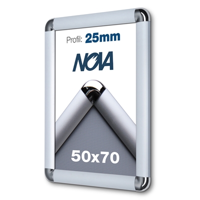 Nova Rondo Klapprahmen mit 25mm Profil - DIN B2 - 50x70 cm