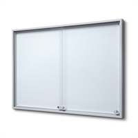 Whiteboard Schaukasten mit Schiebetüren