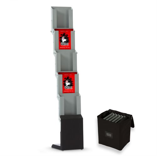 Premium 5xA4 Prospektständer Klappbar