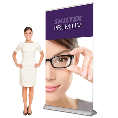 PREMIUM Roll Up Banner - inkl. Druck - 100 x 220 cm