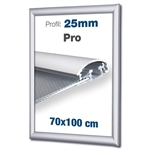 Pro Klapprahmen mit 25mm-Profil - DIN B1 - 70x100 cm