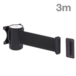 WallMaster 300 - Wandgurtkassette - Schwarz Gurtband