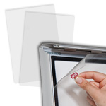 Ersatzfolie DIN A2 (42x59,4 Cm) Für Klapprahmen & Aufsteller – UV-beständig & Bruchsicher