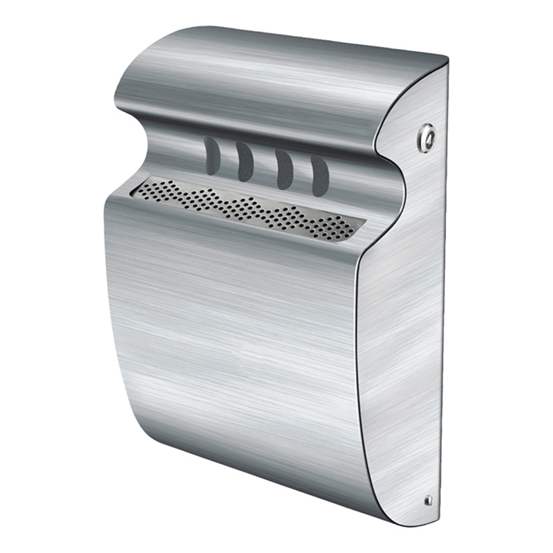 Stylish LUX Wandaschenbecher - Rostfreier Stahl