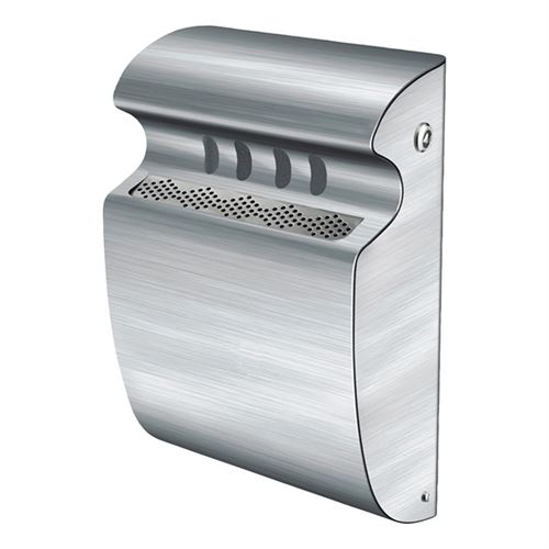 Stylish LUX Wandaschenbecher - Rostfreier Stahl