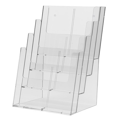 Taymar® Acryl Tischprospekthalter für 4 x A4