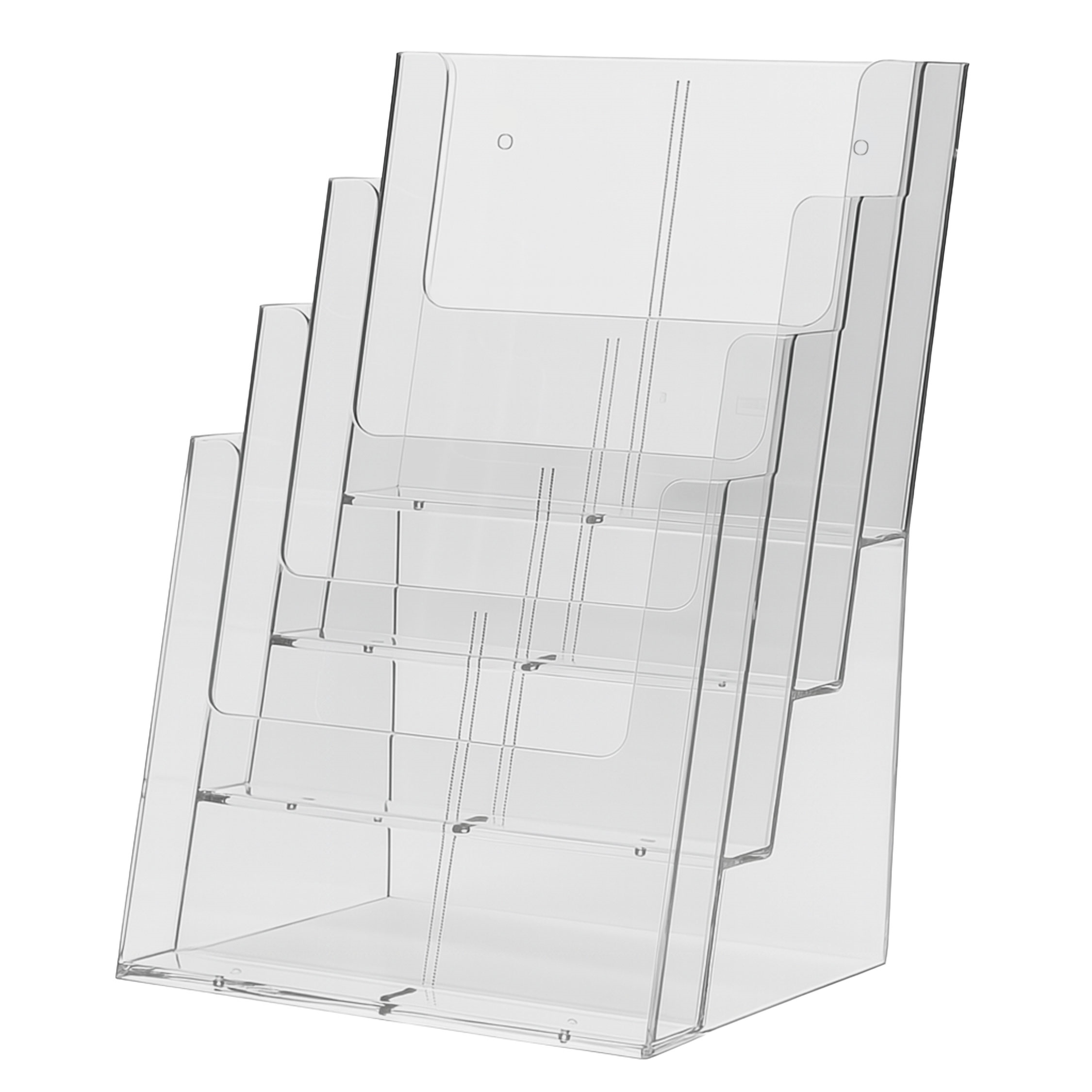 Taymar® Acryl Tischprospekthalter für 4 x A4