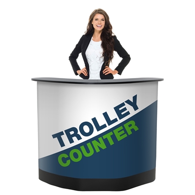 Trolley Counter Messetisch - Inkl. Druck