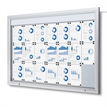 Premium LED Outdoor Whiteboard Schaukasten - 21xA4