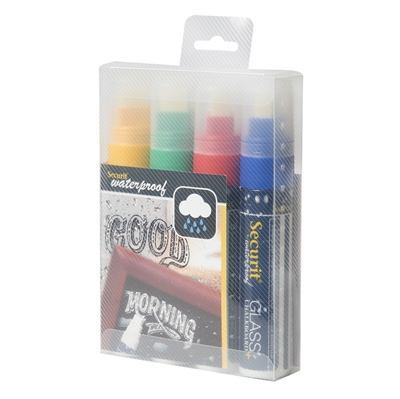 Wasserfeste Kreidestifte 7-15 mm – 4x Farben