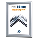Wetterfeste Klapprahmen A0 - 35mm profil